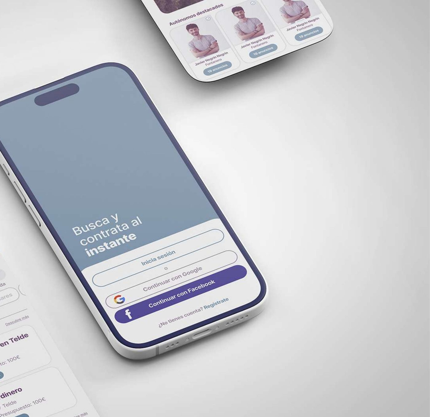 Interfaz de la app Milautonomus